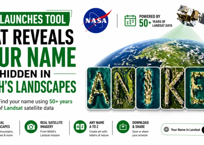 NASA Launches Interactive Tool That Spells Your Name Using Satellite Images of Earth