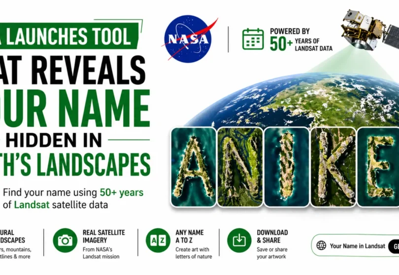 NASA Launches Interactive Tool That Spells Your Name Using Satellite Images of Earth
