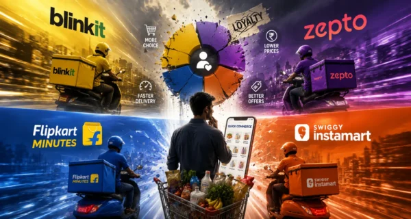 Rising competition fragments loyalty in quick commerce